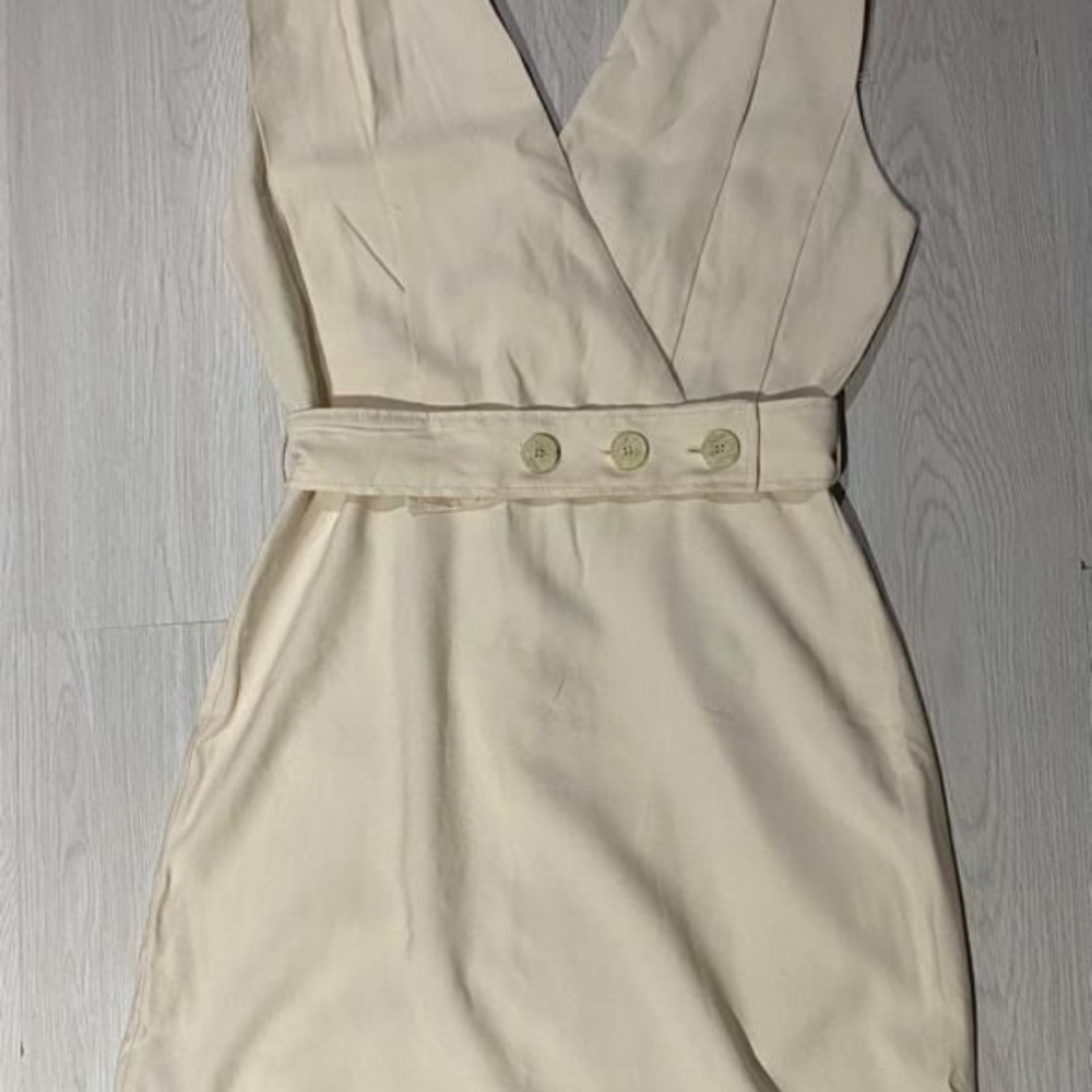 MANGO Wrap Neckline Dress. - Picture 4 of 8
